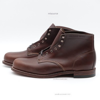 Wolverine Men's 1000 Mile Plain-Toe Original Leather Made in USA Boots W05301