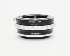 Nikon AI G Lens to NEX E Mount Adapter with Lens Cross