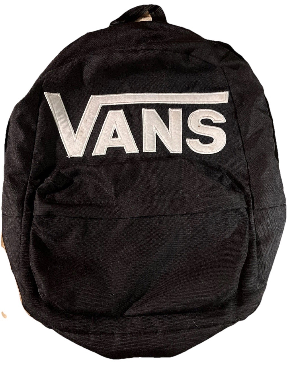 Vans Old School Backpack Black White Logo Classic Good Condi