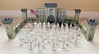 VTG Marx Toys Military Academy Playset - Pressed Metal, Figures, Cannons, Flag