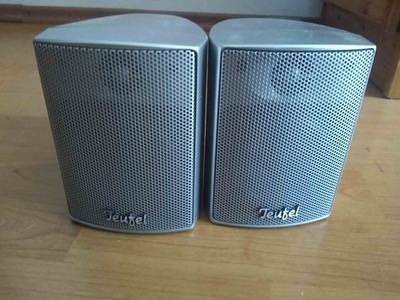 2x Teufel-Satellit CEM PE 50 FCR (Concept E Magnum Power Edition) - silber