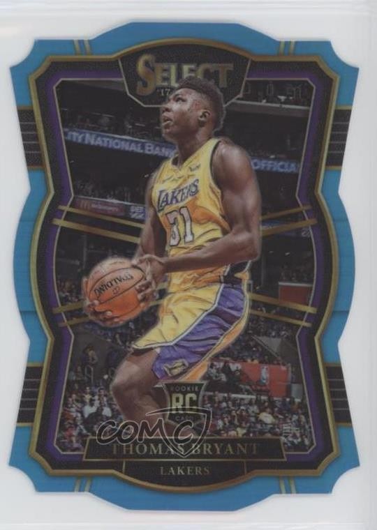 2017 Panini Select Premier Level Light Blue Die-Cut Prizm /185 Thomas Bryant 0ad