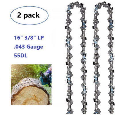 #ad Pack of 2 Chainsaw Chain Replacement 16quot; 3 8quot; LP .043 55DL for Stihl MS170 MS180 $9.99