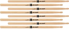Promark Classic Forward Drumsticks - 5B, 4-pack