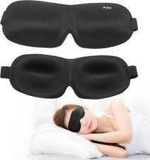 Image of Blackout Sleep Mask 3D Sleep Eye Mask Deep Contoured - Man Woman Comfortable