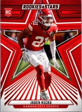 2024 Panini Rookies & Stars - Rookies Jaden Hicks #137 (RC) Red Foil - Chiefs