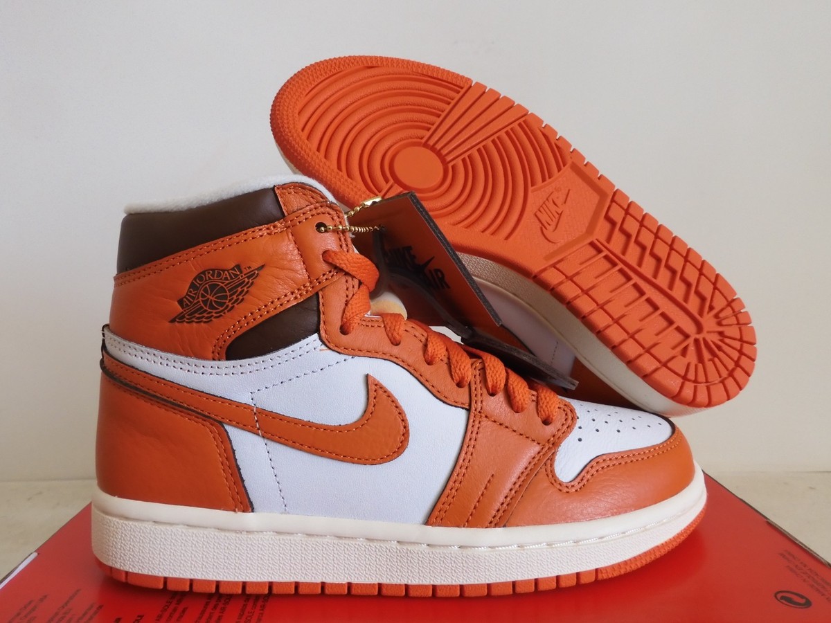 Nike Air Jordan 1 Retro High OG White-Starfish-Cacao Wow Womens