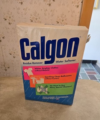 Calgon Water Softener Powder LARGE 4 LB (64 OZ) Box Discontinued