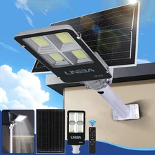 Commercial Solar Street Lights Outdoor Dusk to Dawn Solar Brightness Patio Lamp