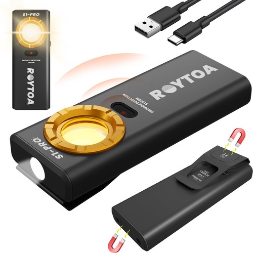 Rechargeable Work Light, 1200 Lumens EDC Slim Flat Flashlight with Magnetic B...