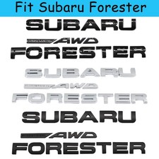 Chrome Black For Forester Awd Letters Rear Trunk Sticker Nameplate Badge Emblem Chrome Black For Forester Awd Letters Rear Trunk Sticker Nameplate Badge Emblem