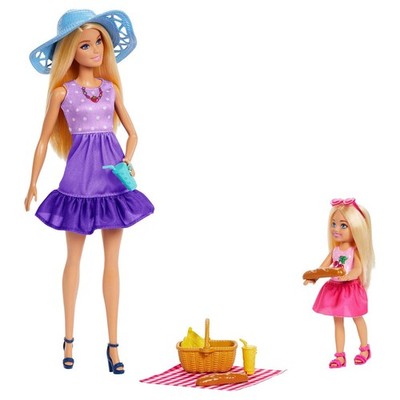 Barbie Malibu & Club Chelsea - Barbie Family and Friends Puppe Doppelpack 