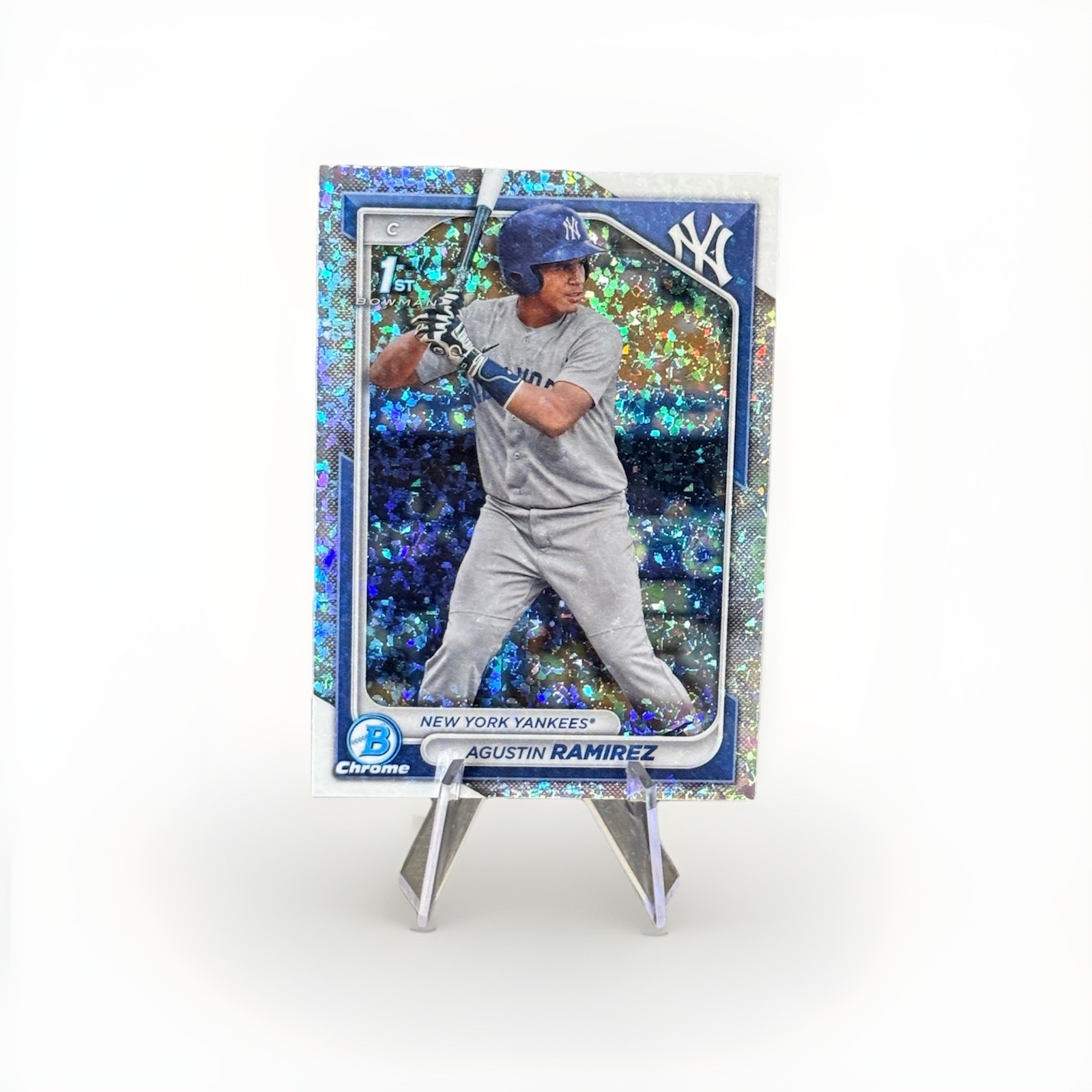 2024 Bowman - Chrome Prospects Agustin Ramirez #BCP-85 Mini-Diamond Refractor RC
