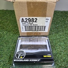 Woodland Scenics HO Fencing - A2982 Rail Fence