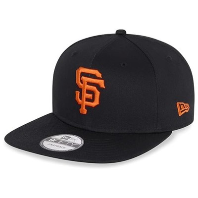 New Era Snapback Cap San Francisco Giants Schwarz Kappe Basketball NBA Baseball
