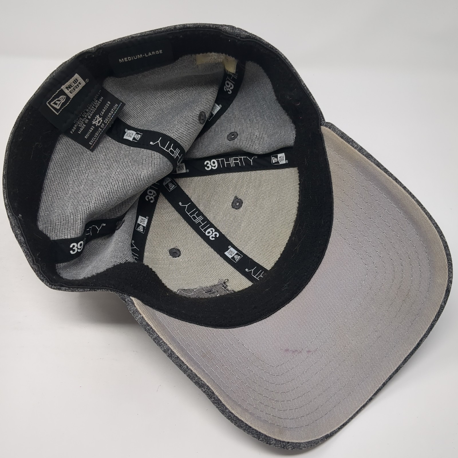 RM Mechanical Fitted Baseball Cap Gray Large Embr… - image 7