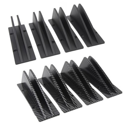4PCS Car Rear Lower Spoiler Sportlich Universal Rear Bumper Chassis Diffuser Lip