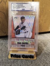 Paul Skenes 2023 Leaf Metal Rookie Pulsar Orange Proof 1/1 Graded CCG 10