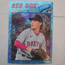 2026 Topps Heritage Connelly Early RC Rookie Blue Sparkle Refractor - Red Sox