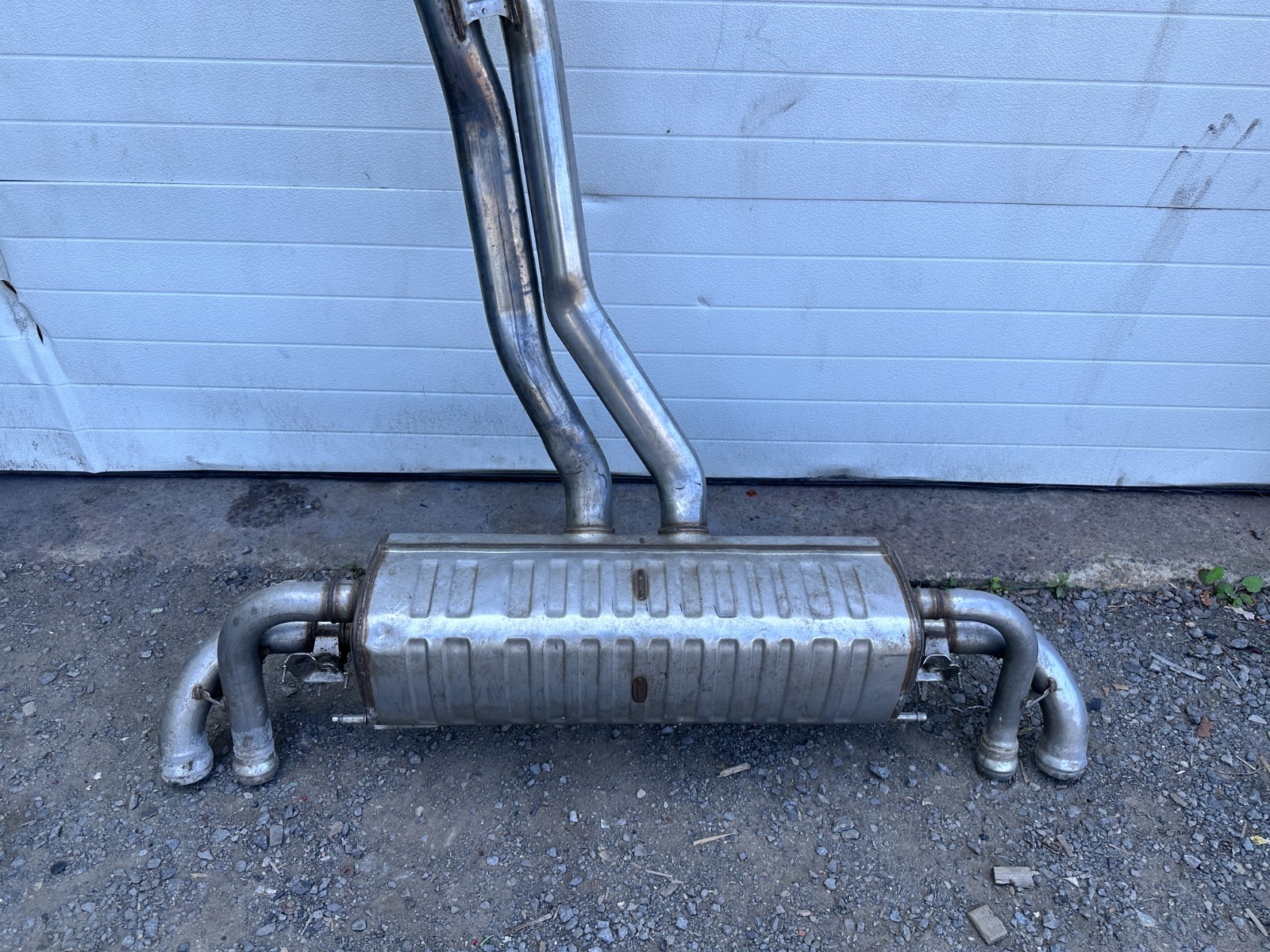 2016-2020 Bentley Bentayga exhaust muffler pipes V12 4.0L OEM 36a253411