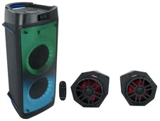 (2) Memphis Audio CANAMX365FE 75w Speaker Pods For 2017+ Can Am X3+Party Speaker
