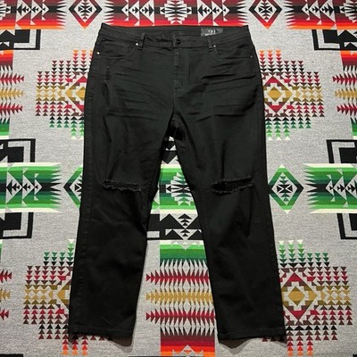 The Perfect Jean NYC Athletic Fit Jeans Stretch Denim Mens 40x28 Black Pants A8