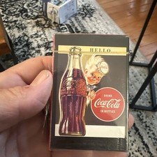 Vintage 1993 Coca-Cola Coke Playing Cards Deck Sealed New Plastic Coated Cards