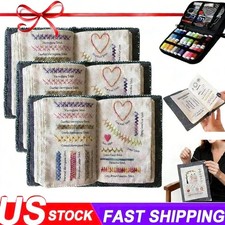 2026 Embroidery Stitch Book Kit for Beginners with Complete Toolkit