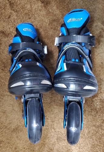 Nattork 4 Wheels Inline Roller Skates Blades Youth L (5 - 8) - Picture 4 of 9