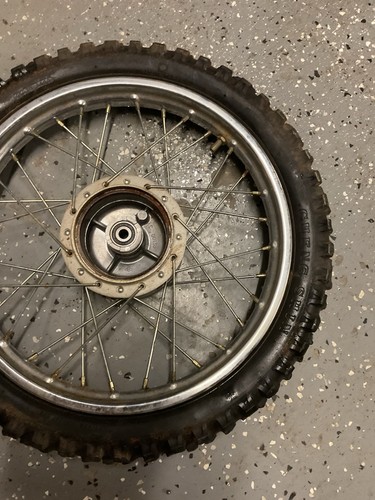 1993 YAMAHA PW80 OEM ORIGINAL FRONT WHEEL RIM - Bild 5 von 7