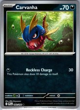 Carvanha 060/094 Common Phantasmal Flames Pokemon Reverse Holo Near Mint