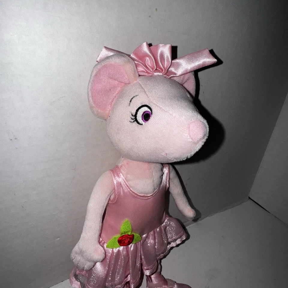 2013 Madame Alexander Angelina Bailarina Muñeca de Peluche Vestido Rosa 13” Lavable Foto 4 de 4