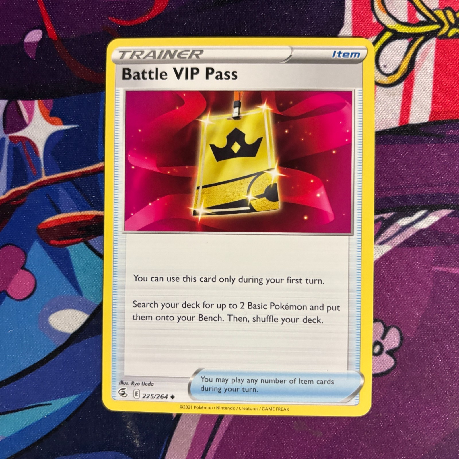 (2 Card Minimum) -- Battle VIP Pass 225/264 Pokemon TCG Fusion Strike