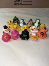 Set Of 15 Small Rubber Ducks Some Rare