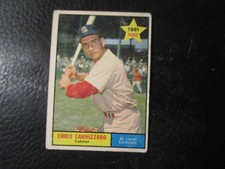 1961  TOPPS #118   CHRIS CANNIZZARO   CARDINALS       VG