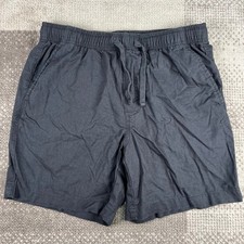 Old Navy Mens 7 Inch Linen Blend Jogger Shorts Panther Black S 695583-01