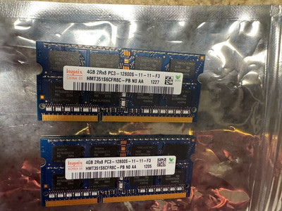 Hynix  2x 4GB DDR3 RAM | PC3L 12800S