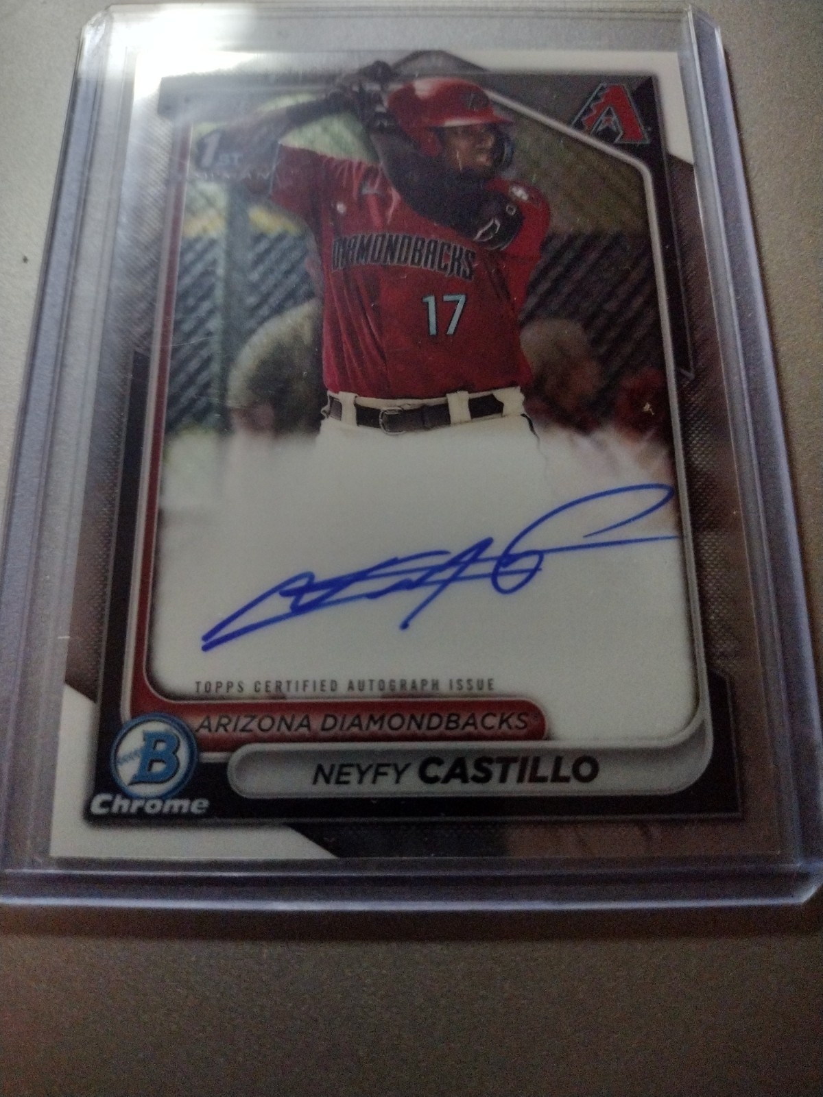 2024 Bowman Chrome Neyfy Castillo 1st Bowman Auto #CPA-NC Diamondbacks
