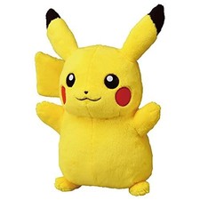 Takara Tomy Pokemon Squeeze Talking Pikachu pokemon Plush Toy for Ages 3 and Up