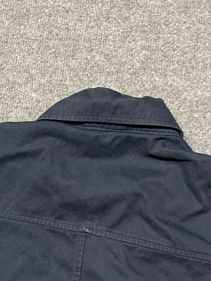 Vintage Polo Ralph Lauren Harrington Bomber Jacket Youth Large Blue Pockets Zip - Image 4 of 4