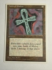 MTG Ankh of Mishra 4th Edition 4ED Uncommon Colorless Artifact Damage Play Land