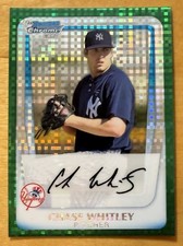 2011 Bowman Chrome Prospects Green X-Fractor Chase Whitley #BCP155 Mint