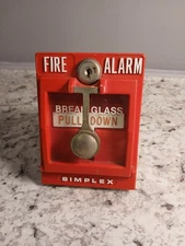 Simplex 4251-30 Fire Alarm Pull Station With Break Glass