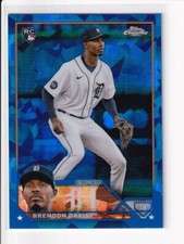 2023 Topps Chrome Sapphire Brendon Davis Rookie RC Tigers #494