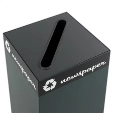Pemberly Row Public Square Paper Slot Lid for Recycling Receptacle Base