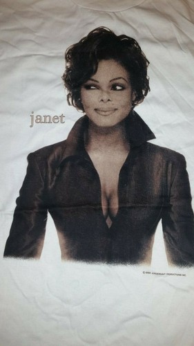 JANET JACKSON 1995 Janet Vintage Licensed Concert Shirt for Europe XL Brandneu  - Bild 1 von 3