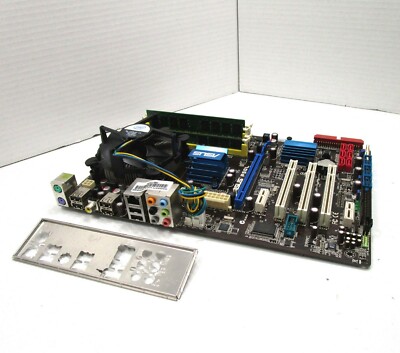 Carte Mère ASUS P5L 1394 + MICROPROCESSEUR CORE 2 DUO + VENTILATEUR