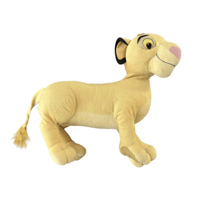 Original Vintage König Der Löwen Plüsch Stofftier Simba - 2002 Hasbro XXL 55cm