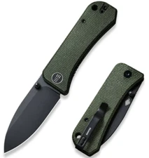 We Knife Co Ltd Banter Folding Knife 3" CPM S35VN Steel Blade Micarta Handle