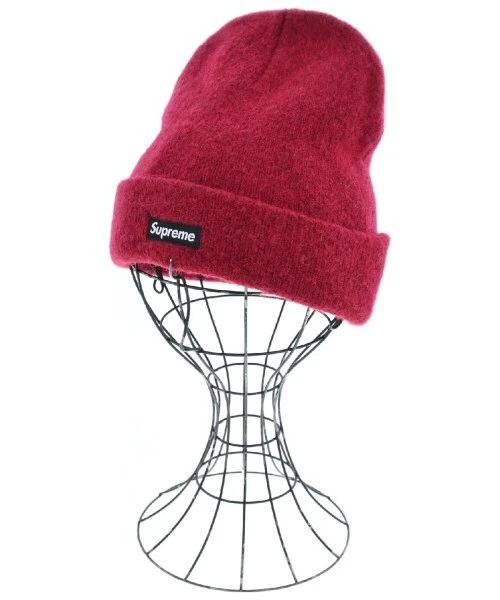 Casquette/bonnet tricot Supreme rougeâtre 2200448757148